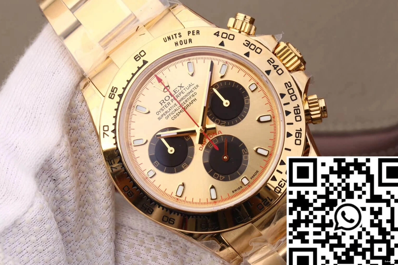 Daytona Yellow 116508 Gold Dial Factory Cosmograph JH Rolex 0304